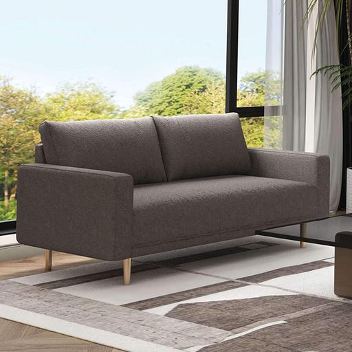 ELVERUM Loveseat, Charcoal Gray - The Mattress Center (Fresno,CA)