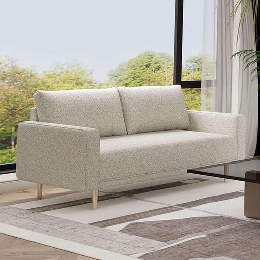 ELVERUM Loveseat, Off-White - The Mattress Center (Fresno,CA)