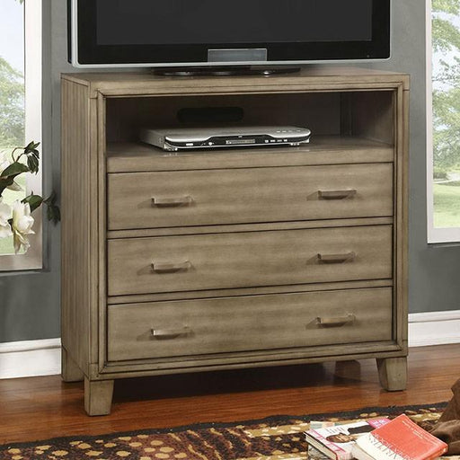 ENRICO I Gray Media Chest - The Mattress Center (Fresno,CA)