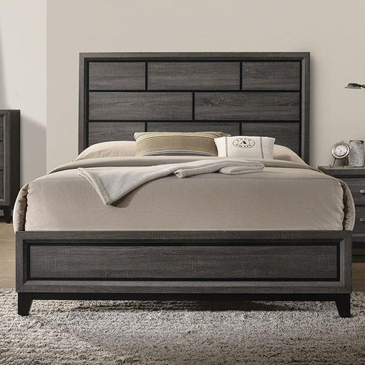 Errico Bed Grey & White - The Mattress Center (Fresno,CA)