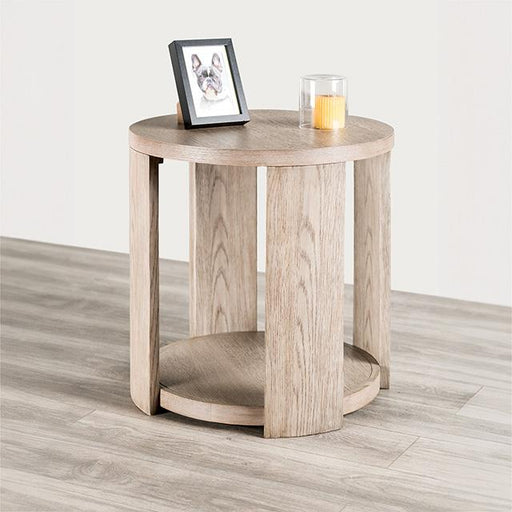 Conisbrough Round End Table - The Mattress Center (Fresno,CA)