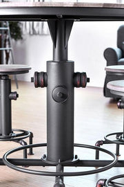 Foskey Antique Black Dining Table - The Mattress Center (Fresno,CA)
