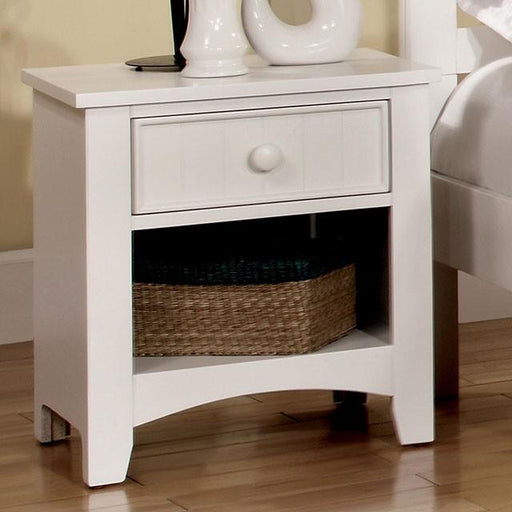 Corry White Night Stand - The Mattress Center (Fresno,CA)