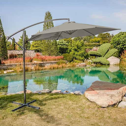 Glam Cantilever Umbrella w/ LED - The Mattress Center (Fresno,CA)