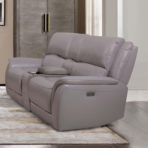 GORGIUS Power Loveseat, Light Gray - The Mattress Center (Fresno,CA)