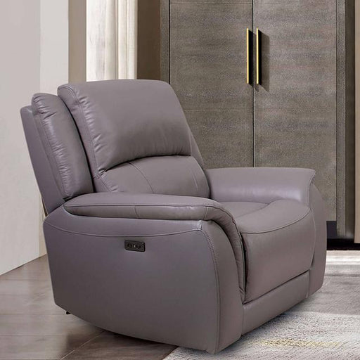 GORGIUS Power Recliner, Light Gray - The Mattress Center (Fresno,CA)