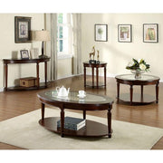 Granvia Dark Cherry End Table - The Mattress Center (Fresno,CA)