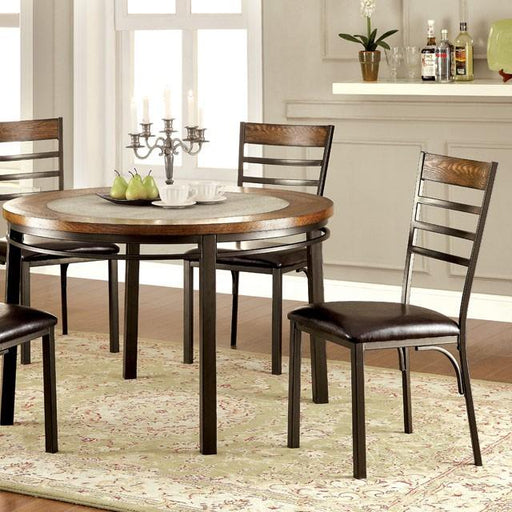 Hailey Round Dining Table - The Mattress Center (Fresno,CA)