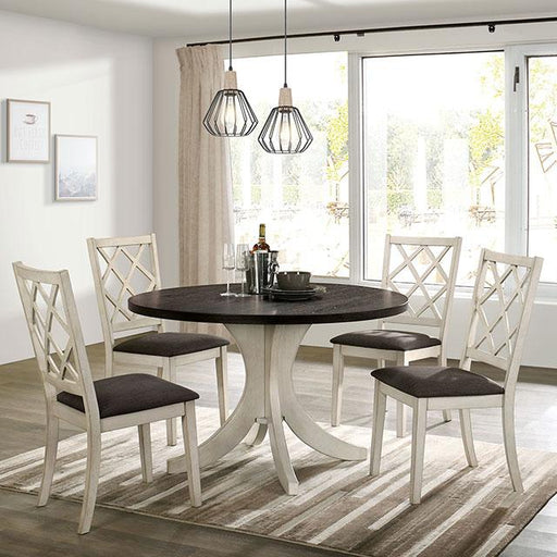 HALEIGH Round Dining Table - The Mattress Center (Fresno,CA)