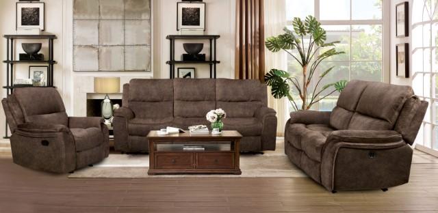 HENRICUS Loveseat, Dark Brown - The Mattress Center (Fresno,CA)