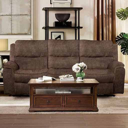 HENRICUS Sofa, Dark Brown - The Mattress Center (Fresno,CA)