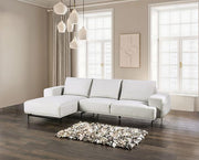 Baerum Sectional, Left & Right Chaise Beige & Gray - The Mattress Center (Fresno,CA)