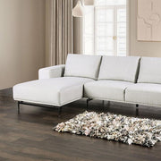 Baerum Sectional, Left & Right Chaise Beige & Gray - The Mattress Center (Fresno,CA)