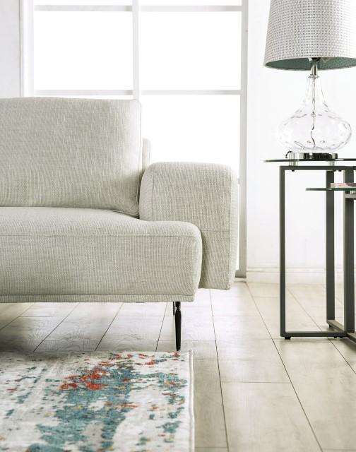 Baerum Sectional, Left & Right Chaise Beige & Gray - The Mattress Center (Fresno,CA)
