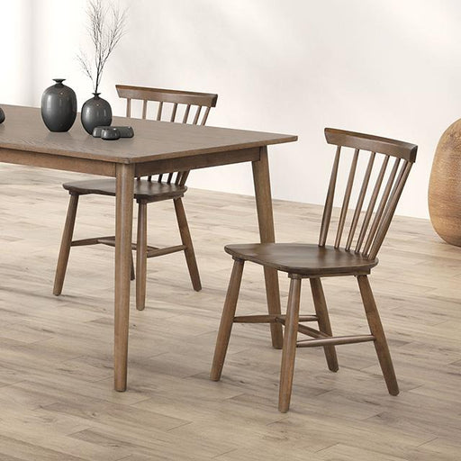 Beale Dining Table Walnut & Black - The Mattress Center (Fresno,CA)