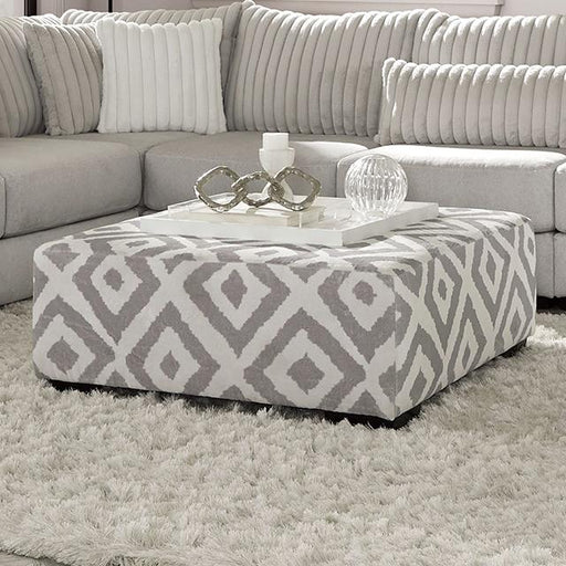 HERMISTON Ottoman, Gray - The Mattress Center (Fresno,CA)