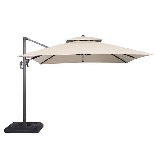 Hero 10 Ft Square Umbrella w/ Double Top + 37" Large Base - The Mattress Center (Fresno,CA)