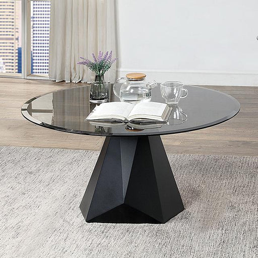BISHOP Coffee Table, Black/Gray - The Mattress Center (Fresno,CA)