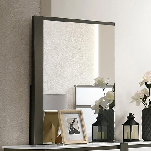 BIRSFELDEN Mirror, White - The Mattress Center (Fresno,CA)