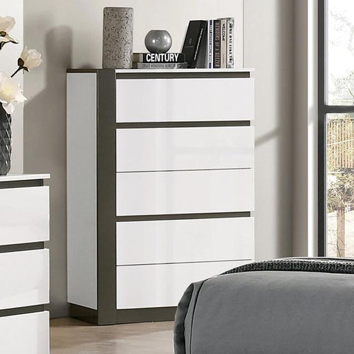 BIRSFELDEN Chest, White - The Mattress Center (Fresno,CA)