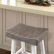 Biasca 29" Stool (2/CTN) White, Brown, & Black - The Mattress Center (Fresno,CA)