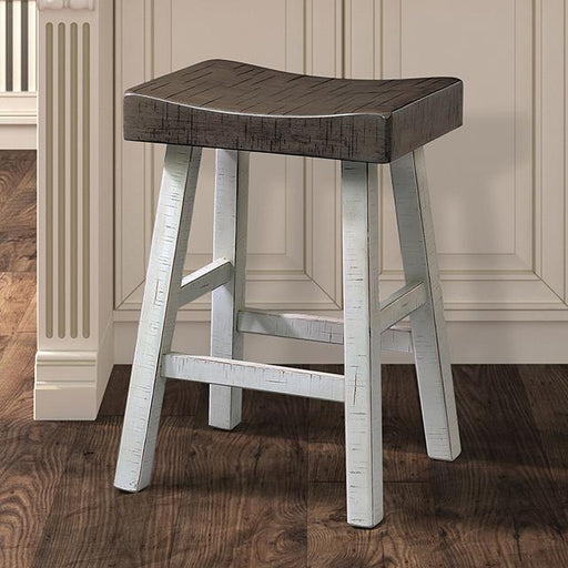 Biasca 24" Stool (2/CTN) White, Brown, & Black - The Mattress Center (Fresno,CA)