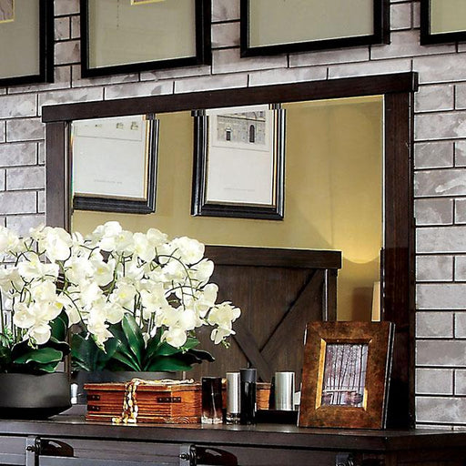 Bianca Dark Walnut Mirror - The Mattress Center (Fresno,CA)