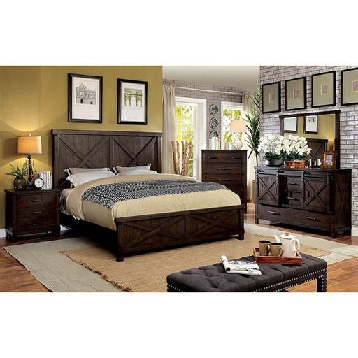 Bianca Bed Brown & Gray - The Mattress Center (Fresno,CA)