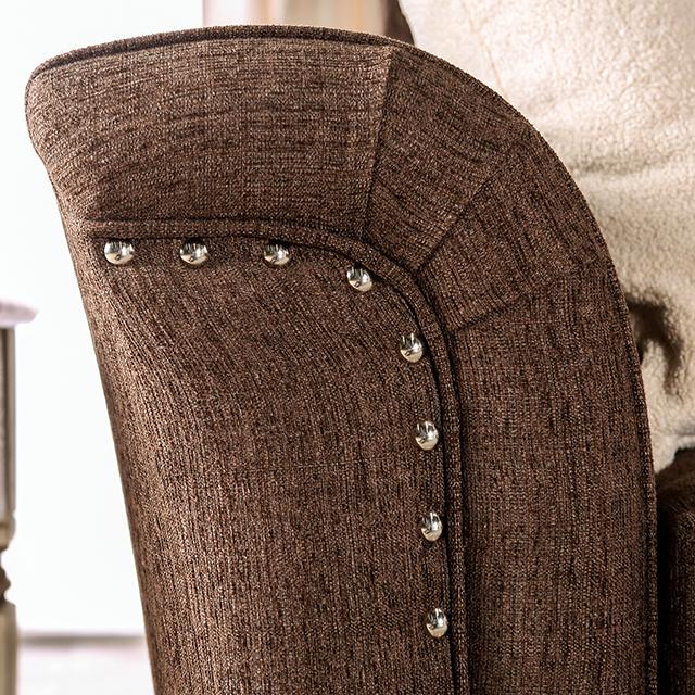 BELSIZE Loveseat Grey, Beige, & Choclate - The Mattress Center (Fresno,CA)