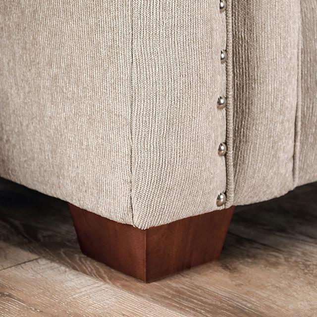 BELSIZE Sofa, Beige/Navy - The Mattress Center (Fresno,CA)