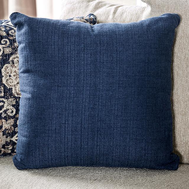 BELSIZE Sofa, Beige/Navy - The Mattress Center (Fresno,CA)