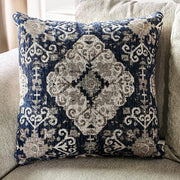 BELSIZE Sofa, Beige/Navy - The Mattress Center (Fresno,CA)