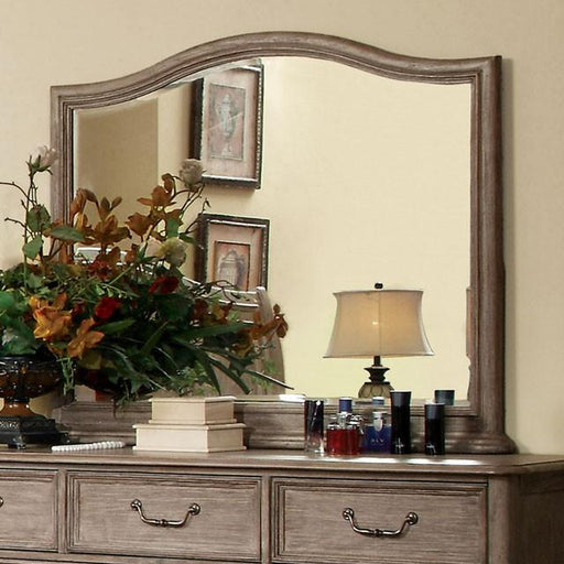BELGRADE I Rustic Natural Tone Mirror - The Mattress Center (Fresno,CA)
