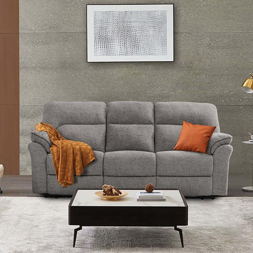 JOSIAS Sofa, Light Gray Fabric - The Mattress Center (Fresno,CA)