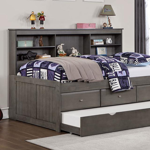 TIBALT Full DayBed w/ Trundle, Dark Gray - The Mattress Center (Fresno,CA)