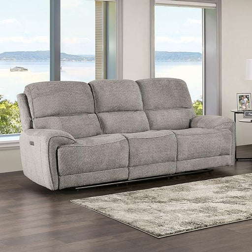 MORCOTE Power Sofa, Light Gray - The Mattress Center (Fresno,CA)