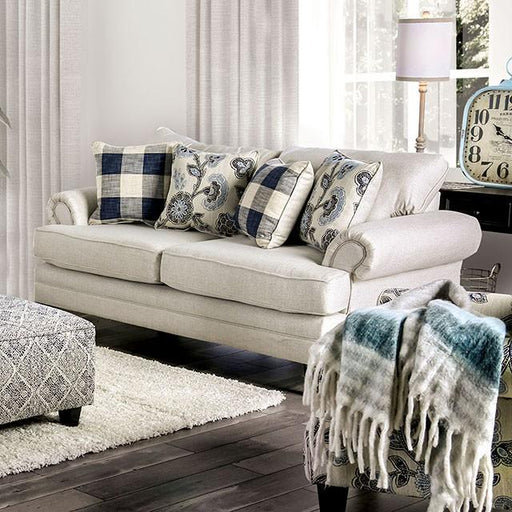 Nash Ivory Love Seat - The Mattress Center (Fresno,CA)
