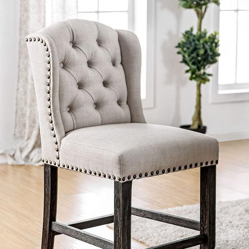 SANIA Counter Ht. Wingback Chair (2/CTN) - The Mattress Center (Fresno,CA)