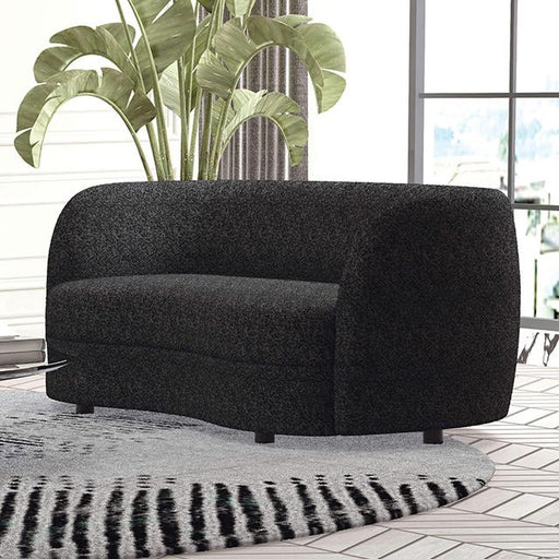 VERSOIX Loveseat, Black - The Mattress Center (Fresno,CA)