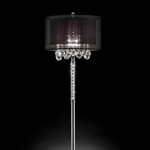 Ivy Chrome Floor Lamp - The Mattress Center (Fresno,CA)
