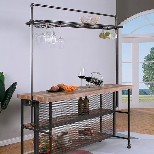 PARIAMAN Bar Table, Sand Black/Natural - The Mattress Center (Fresno,CA)