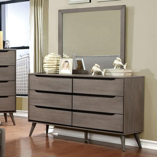 Lennart Gray Dresser - The Mattress Center (Fresno,CA)