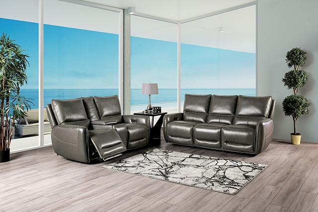 PHINEAS Power Sofa, Gray - The Mattress Center (Fresno,CA)