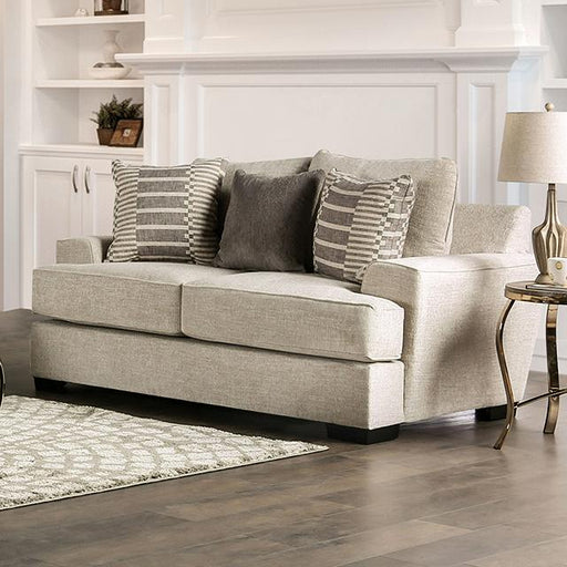 HOLBORN Loveseat, Beige - The Mattress Center (Fresno,CA)