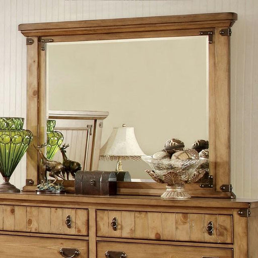 PIONEER Weathered Elm Mirror - The Mattress Center (Fresno,CA)
