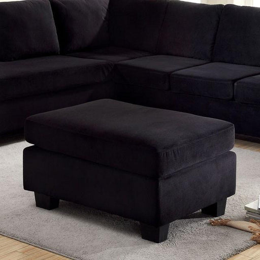 LOMMA Black Ottoman - The Mattress Center (Fresno,CA)