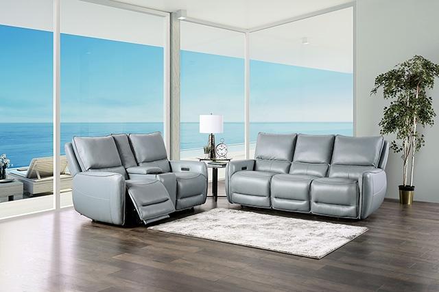 PHINEAS Power Sofa, Beige - The Mattress Center (Fresno,CA)