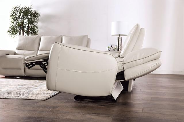 PHINEAS Power Sofa, Beige - The Mattress Center (Fresno,CA)