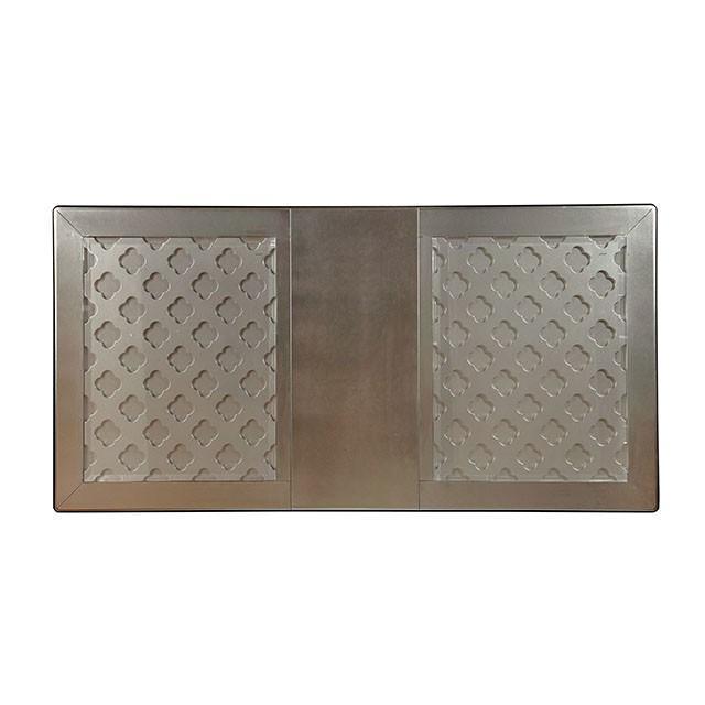 Amina Champagne Dining Table - The Mattress Center (Fresno,CA)