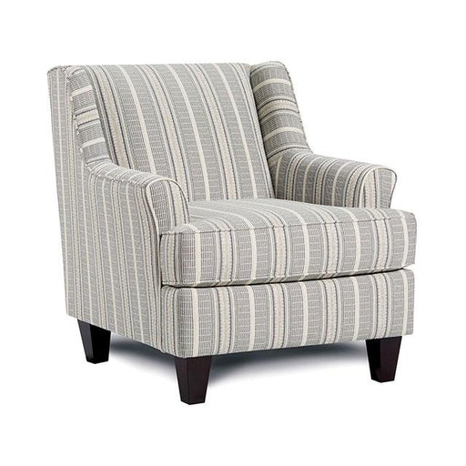PORTHCAWL Accent Chair, Stripe - The Mattress Center (Fresno,CA)